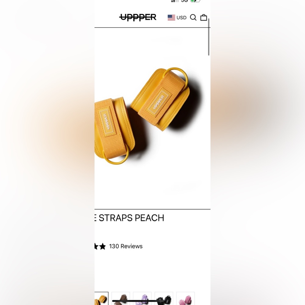 Uppper ANKLE STRAPS PEACH